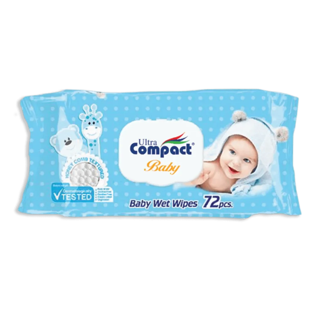 Ultra Compact Vlažne maramice Baby, 72 komada