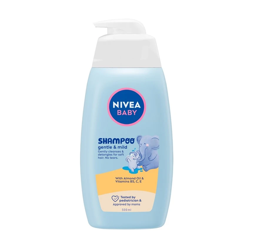 gentle & mild blagi šampon za bebe sa pumpicom, 500 ml