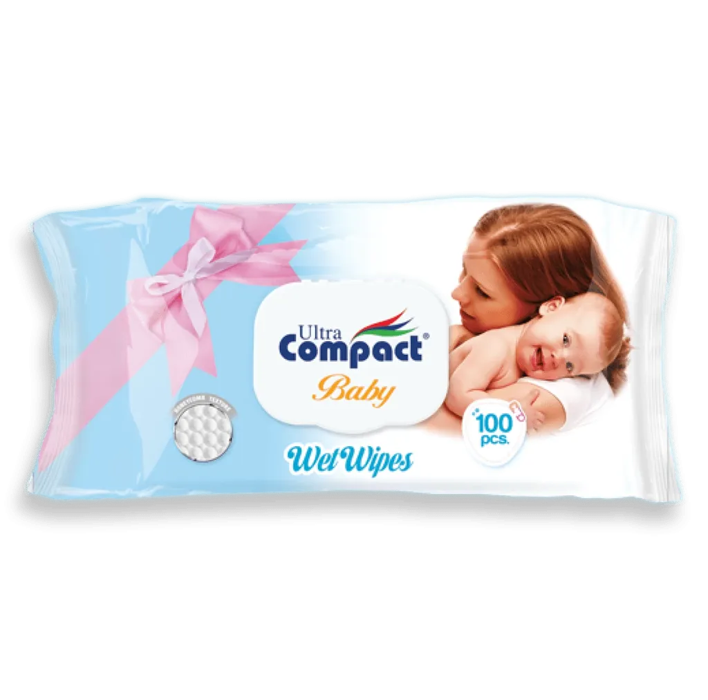 Ultra Compact Vlažne maramice Sensitive baby, 100 komada