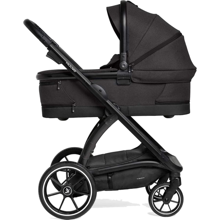 Muuvo Kolica za bebe Trick 2u1, 0-22 kg, Crna