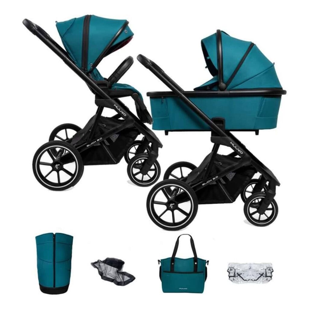 Muuvo Kolica za bebe Slick 2.0, 2u1, 0-22 kg, Zelena