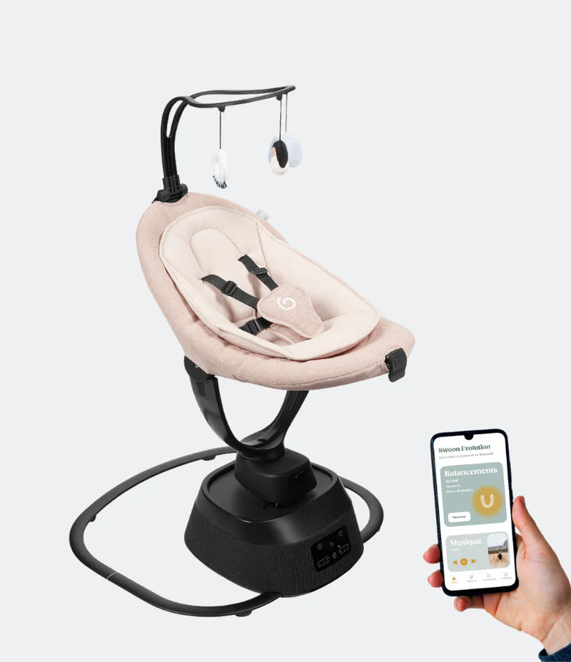 Babymoov Ležaljka za bebe Swoon Moka, Roze