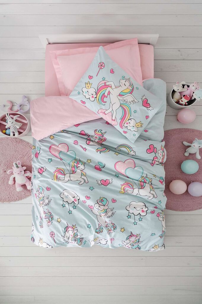 L'essentiel Maison Dječiji set posteljine Twinkka, 160 x 220 cm, Roza