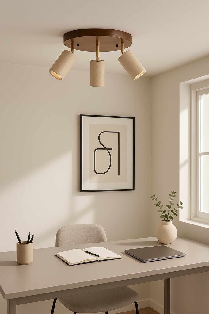 Opviq Luster Nur C, IP20, 3 x GU10 Max, 10W, Smeđa