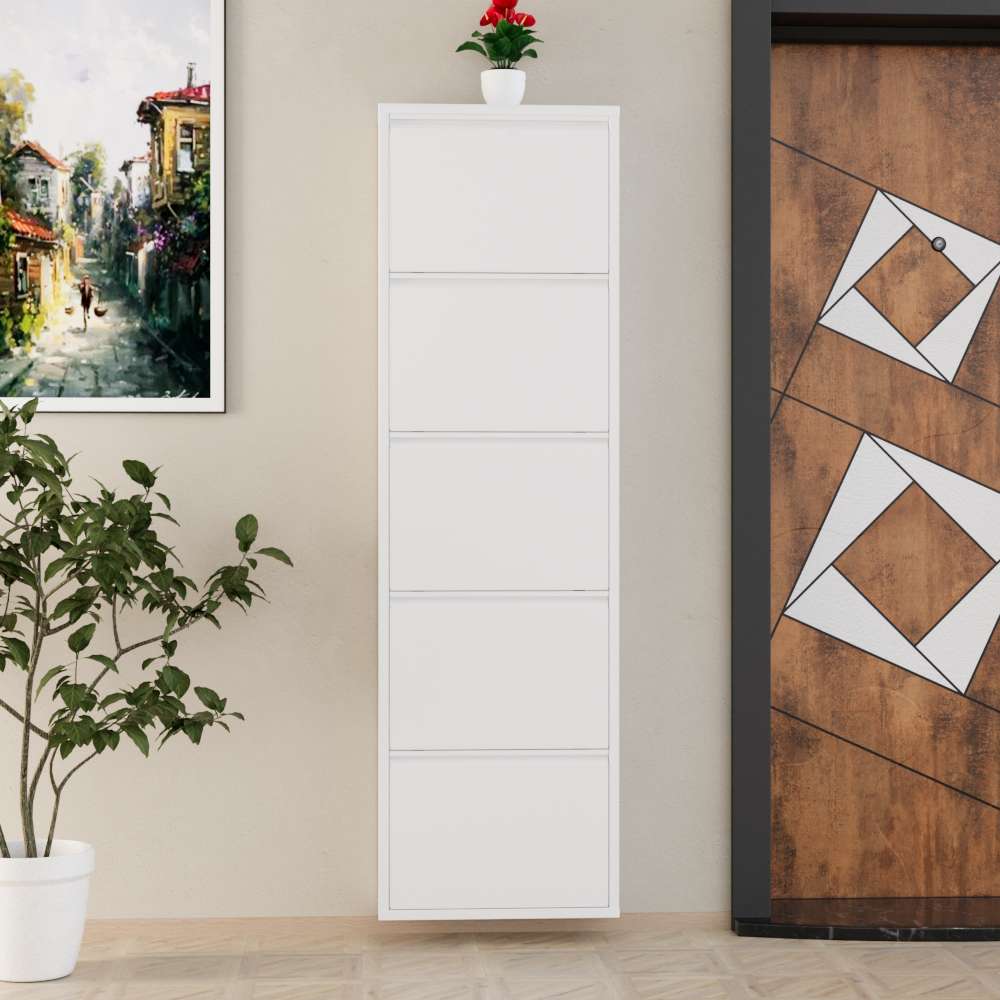 Hanah Home Cipelarnik, 50x169x15 cm, Bijeli