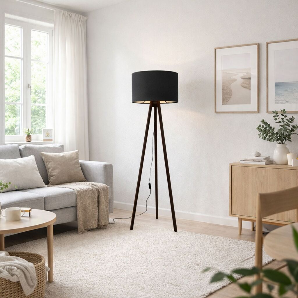 Opviq podna lampa Ayd 2653, crna