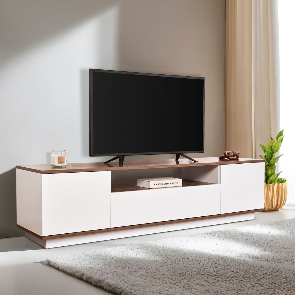 Hanah Home TV komoda Veramont, boja orahovog drveta