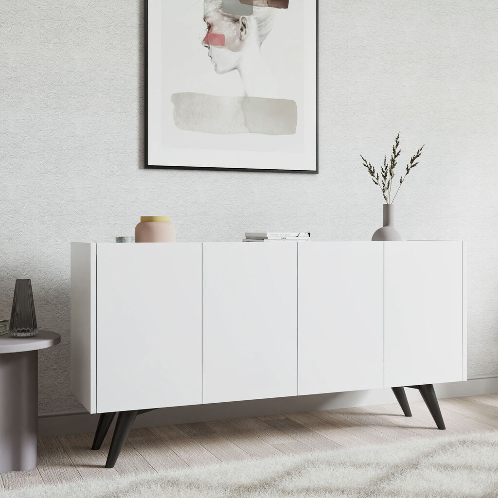 Hanah Home Petra komoda s ladicama, bijela