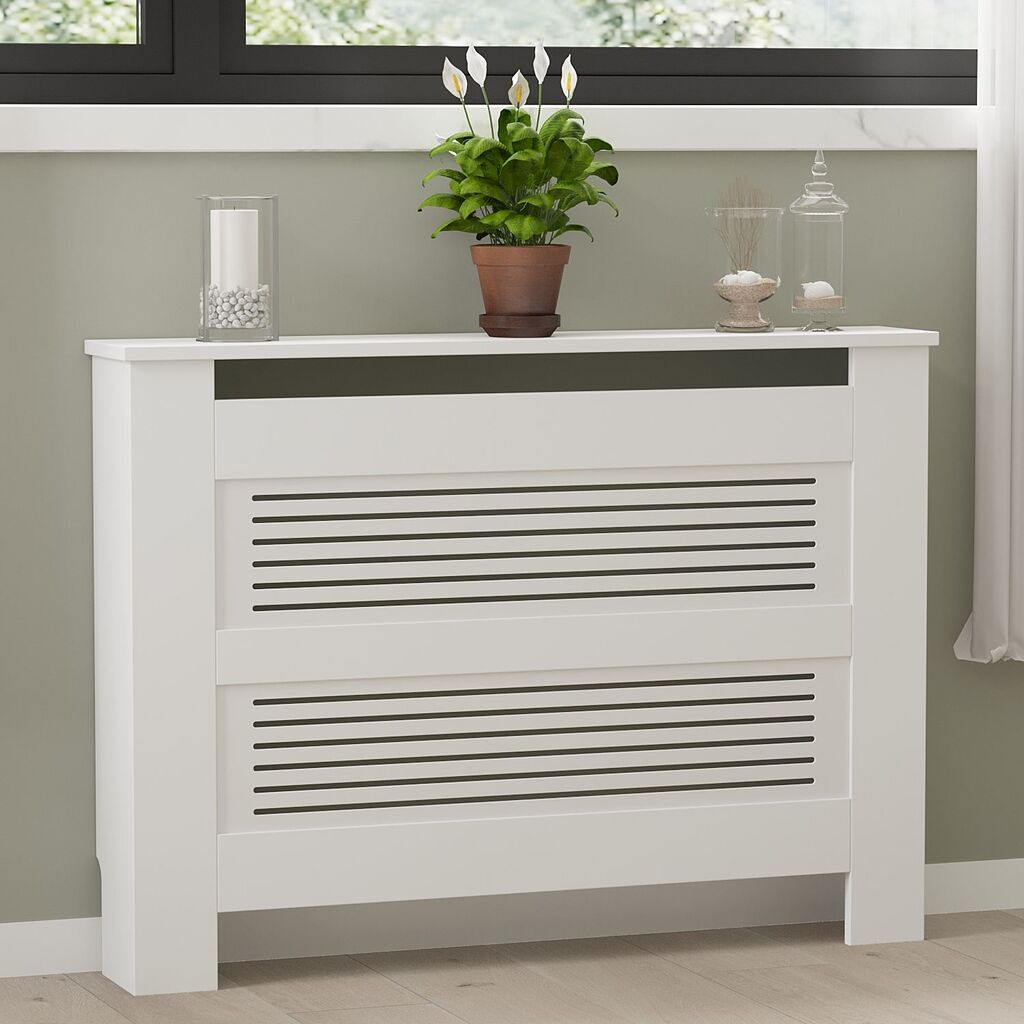 Hanah Home Maska za radijator Termora, 112x82x30 cm, Bijela