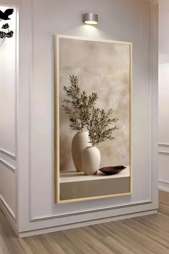 Wallity Dekorativna uramljena slika, 120x50cm, Šarena