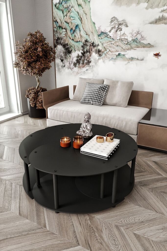 Hanah Home Set klub stolova Yi Yang4L 70, 4 dijela, Smeđa