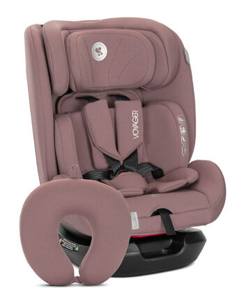 Lorelli Auto sedište Voyager I-Size, 40-150 cm, Roze+Jastuk za putovanje