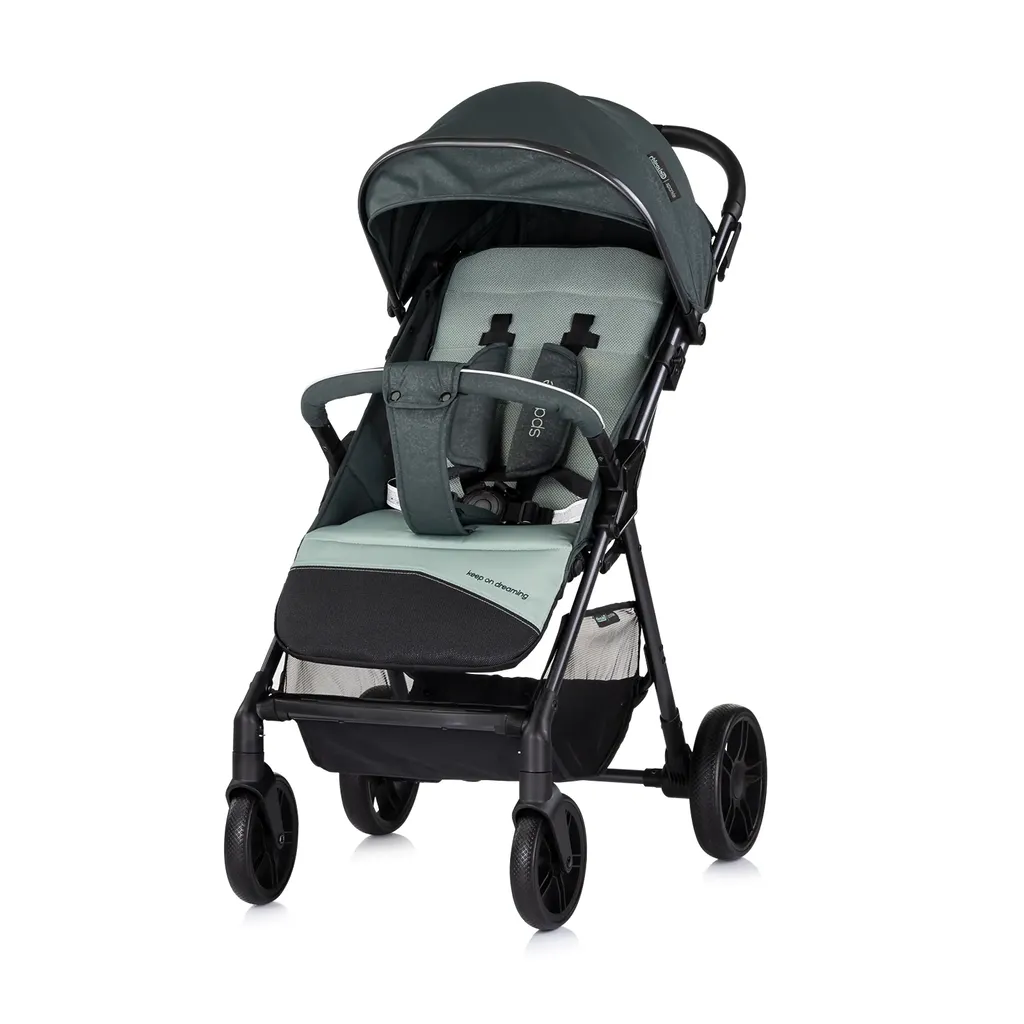 Chipolino Kolica za bebe Sparkle, Tamnosiva