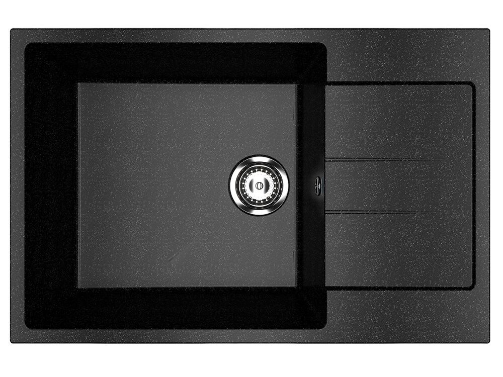 Valterra Granitna sudopera V602, 760 x 500 mm, Crna