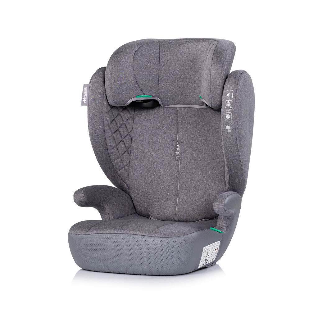 Chipolino Auto sedište Cyber I-SIZE 100-150cm, Sivo