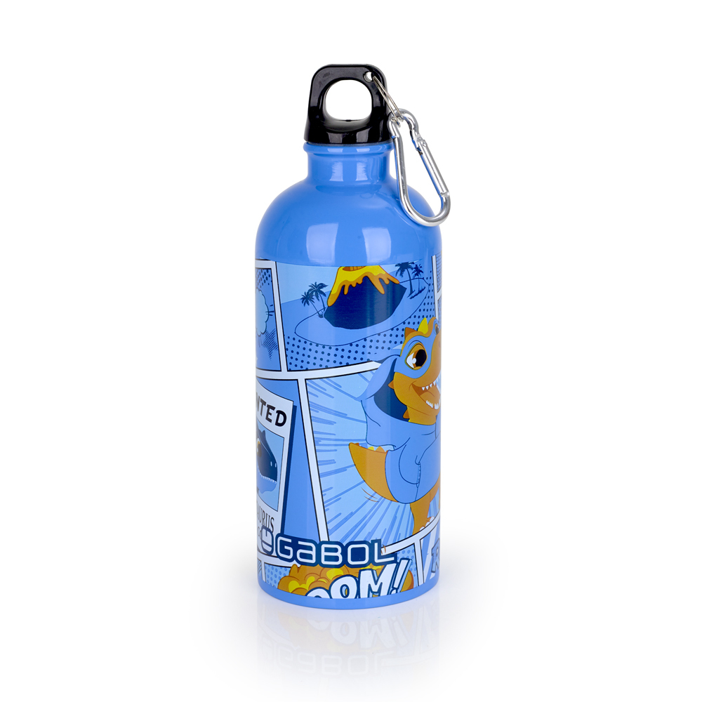 Gabol Aluminijumska boca za vodu Dino 7x21cm, 600ml, Plava