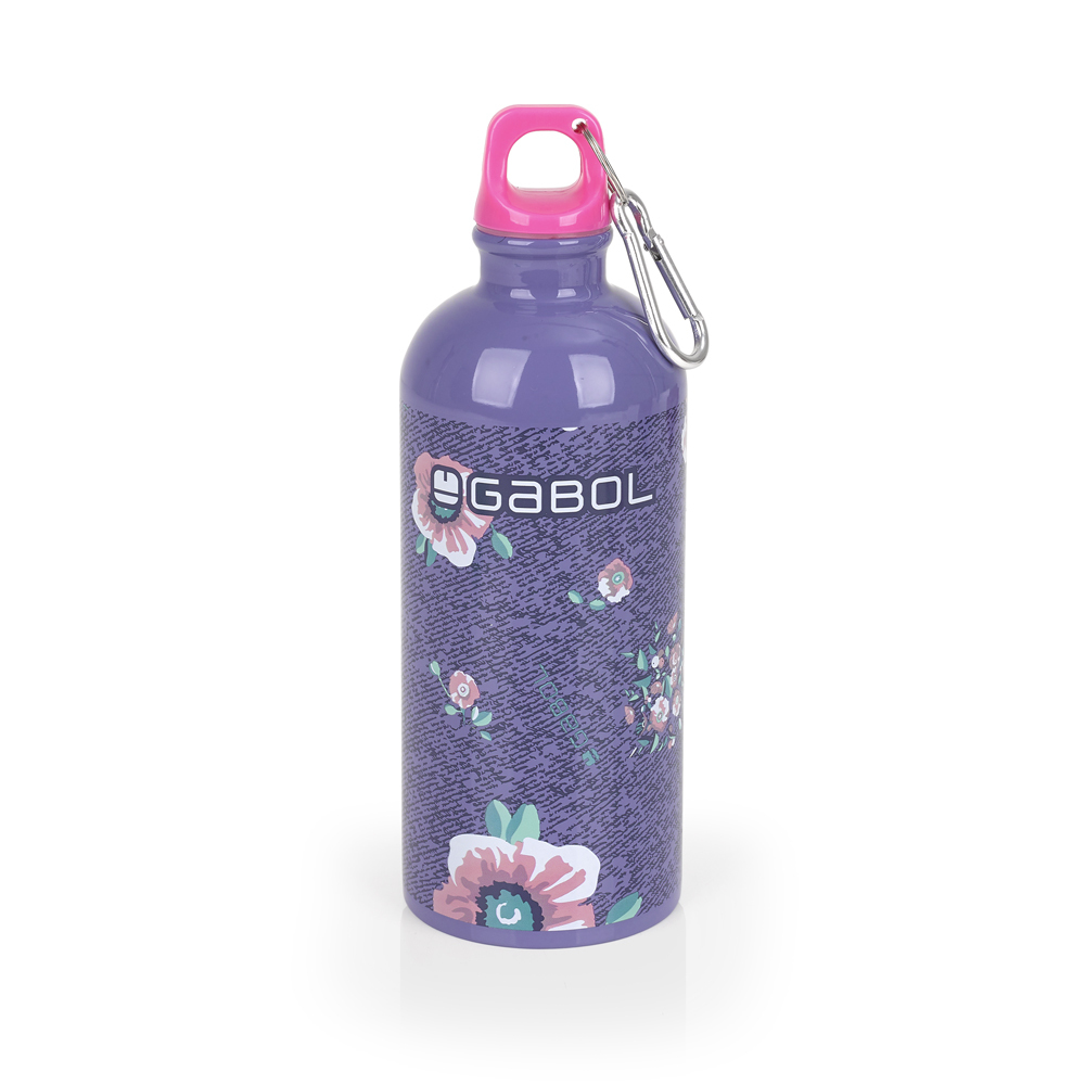 Gabol Aluminijumska boca za vodu Lily7x21cm, 600ml , Ljubičasta