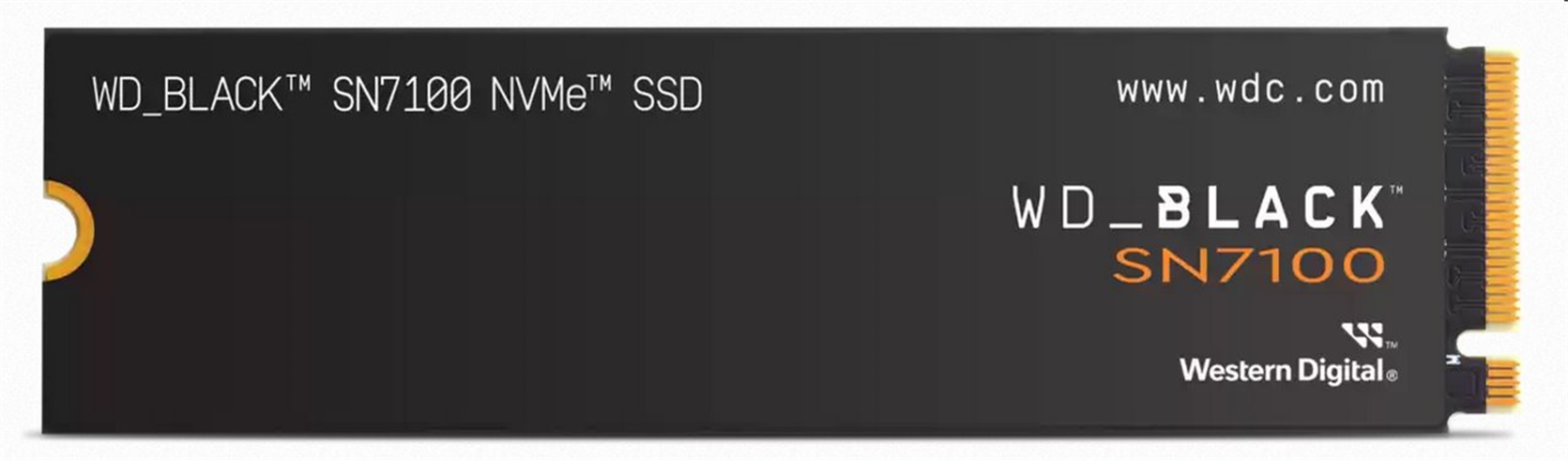 WD SSD SN7100, 500GB, Gen4, 6800 MB/s, Crni | Ananas