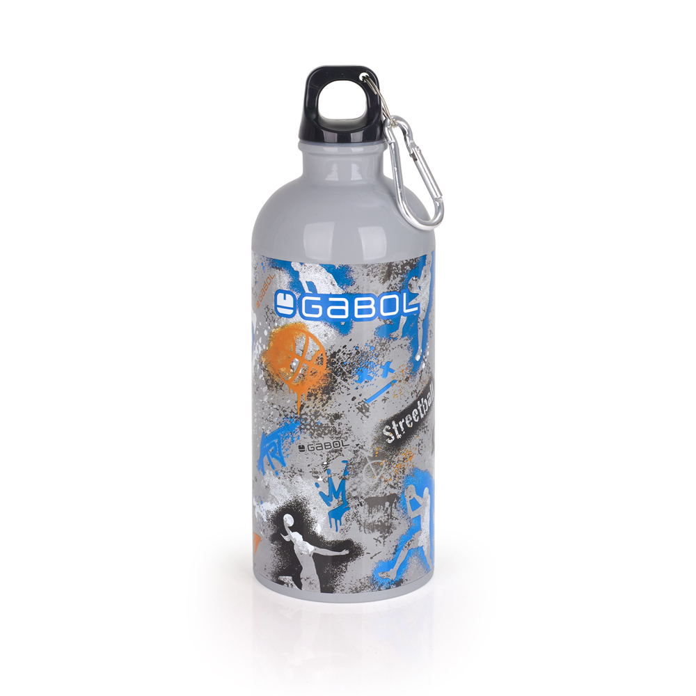 Gabol Aluminijumska boca za vodu Freedom 7x21cm, 600ml, Siva