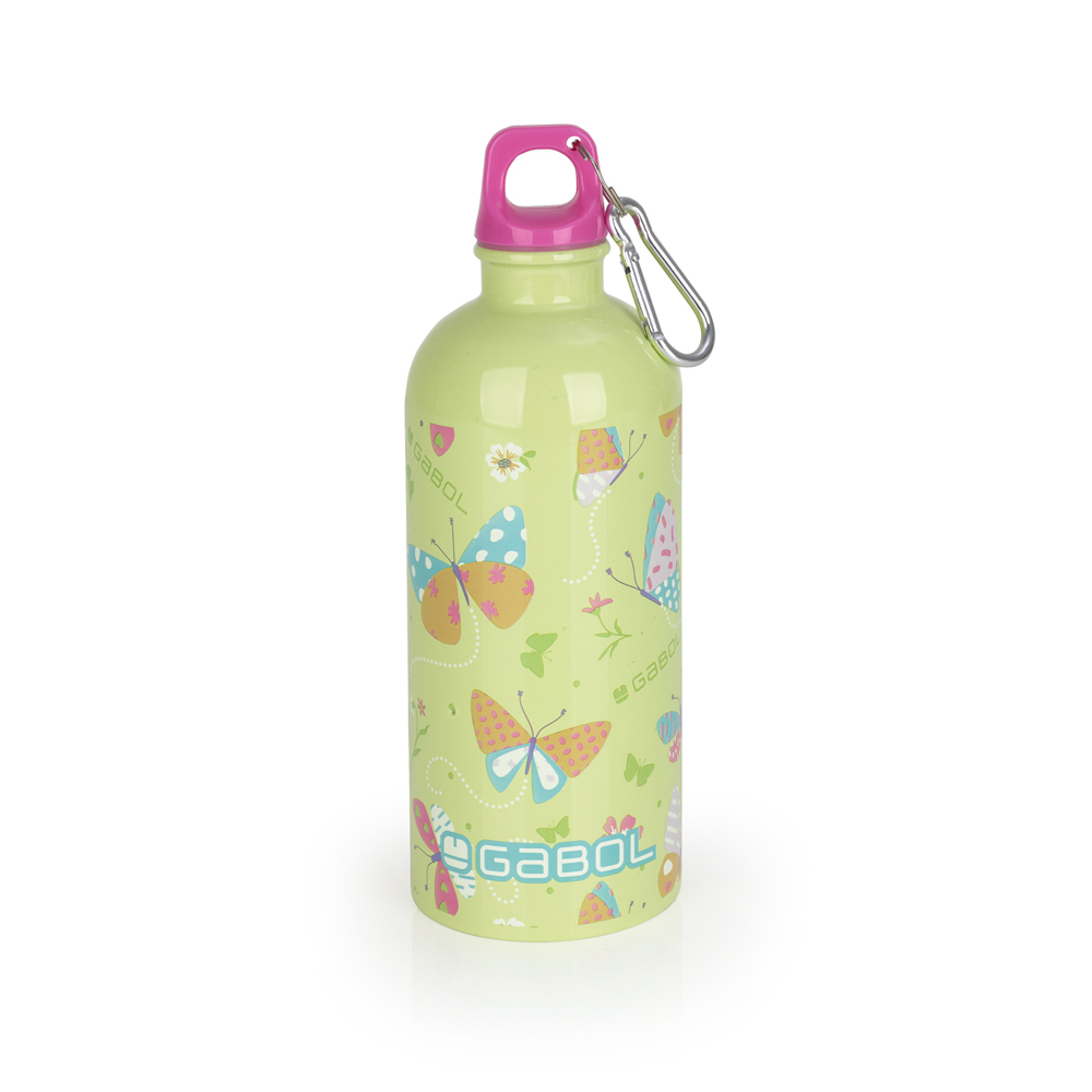 Gabol Aluminijumska boca za vodu Bouquet 7x21cm, 600ml, Zelena