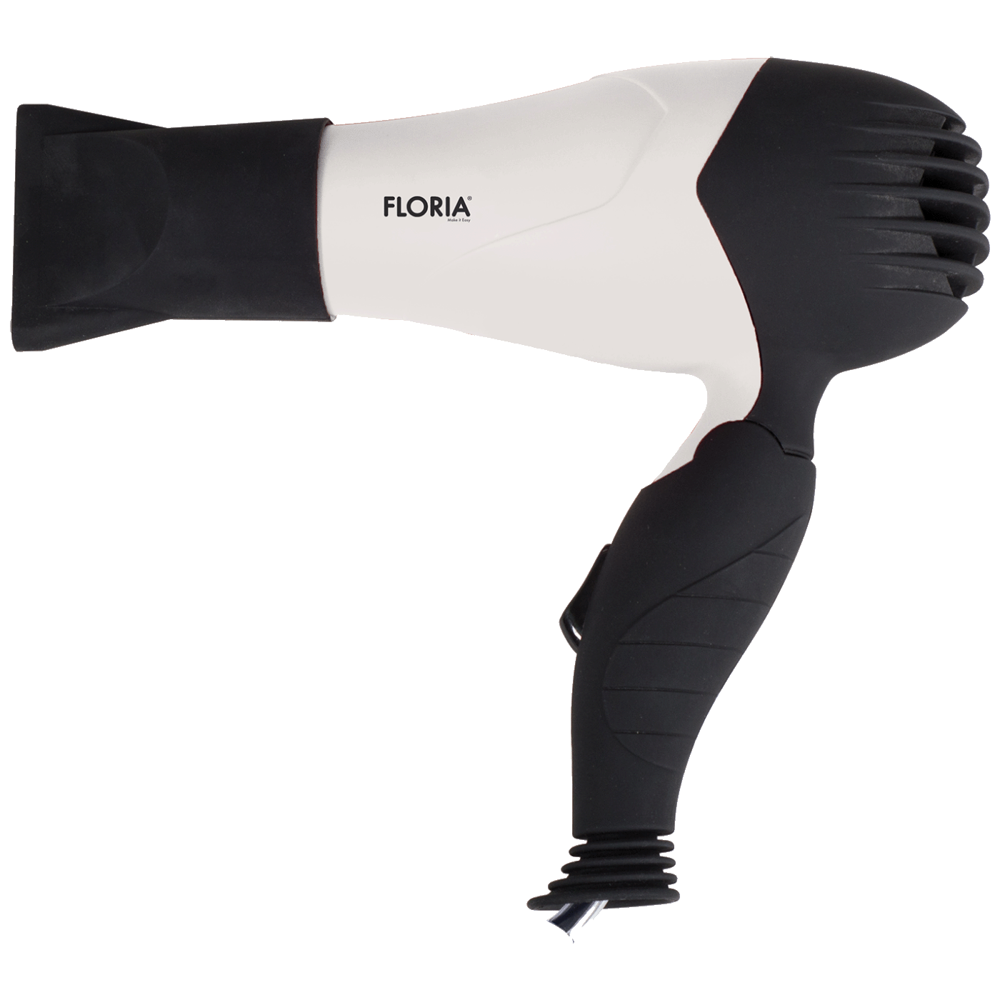 Floria Fen za kosu ZLN8975, Bijelo-Crni