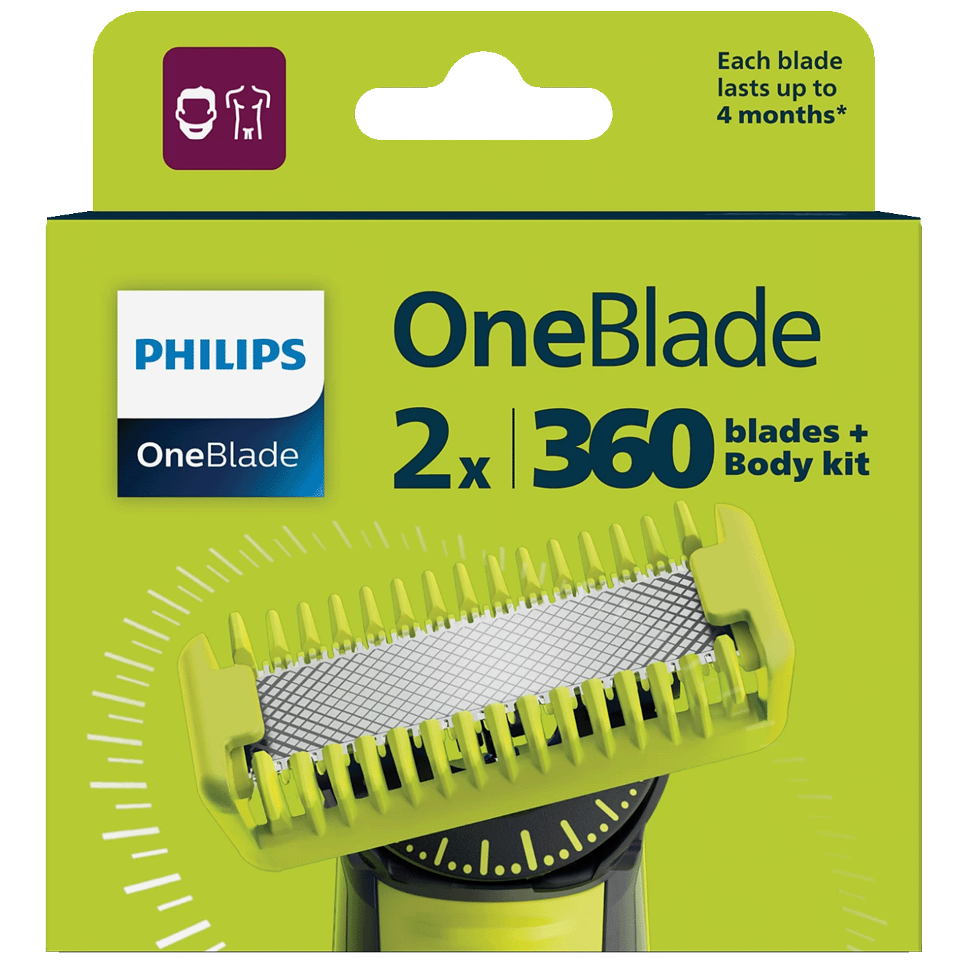 Philips Oštrice za aparat za brijanje OneBlade, 2 komada