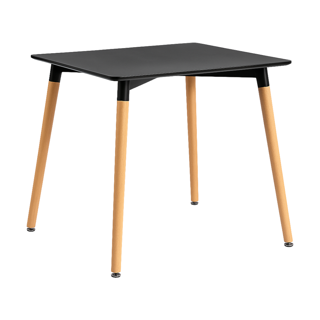 Giga Trpezarijski stol Pulse, 80x80cm, Crni