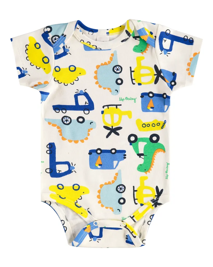 UP Baby Bodi za bebe Dino, Šareni
