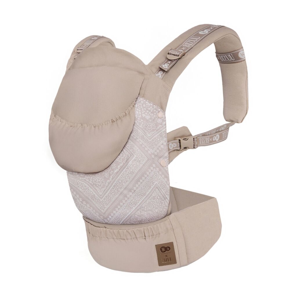 Kinderkraft Huggy Bizuu kengur nosiljka za bebu do 20 kg Dune Whisper