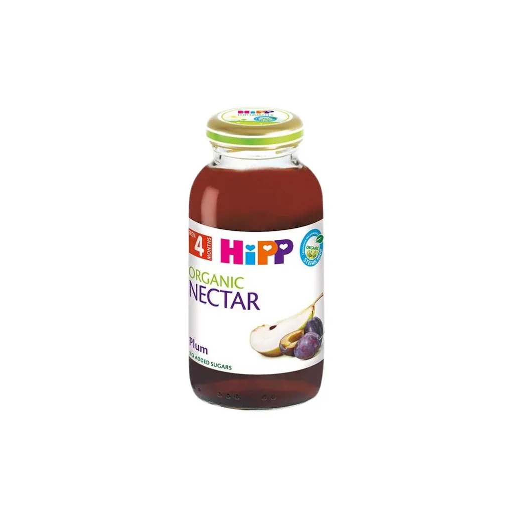 HiPP Voćni nektar Bio, Šljiva i kruška, 200 ml