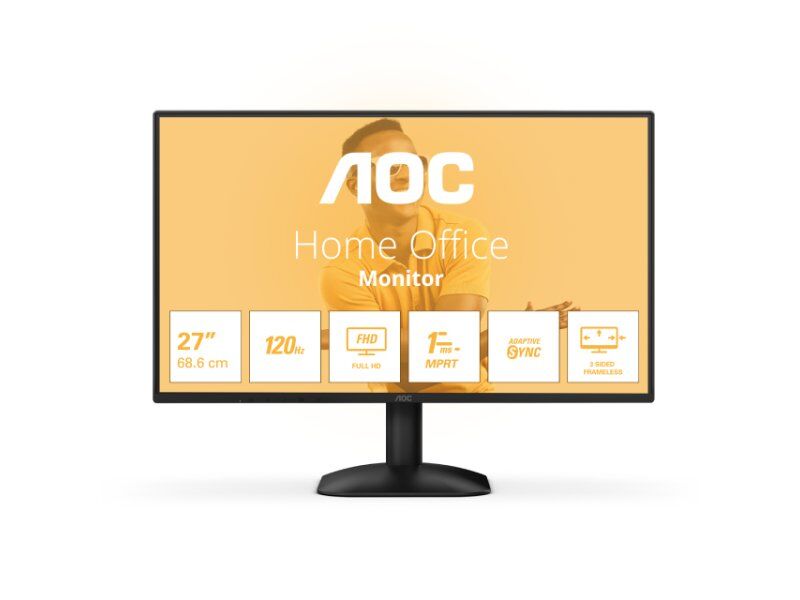 AOC monitor 27B31H, 27", FHD, IPS, 120Hz, adaptivna sinhronizacija | Ananas