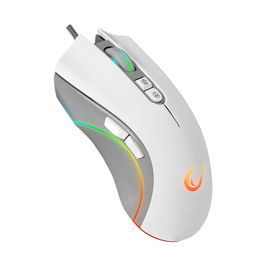 Miš gaming RAMPAGE SMX-R22 PhoenIX V2 Black, 7 key RGB 12800DPI, 31393