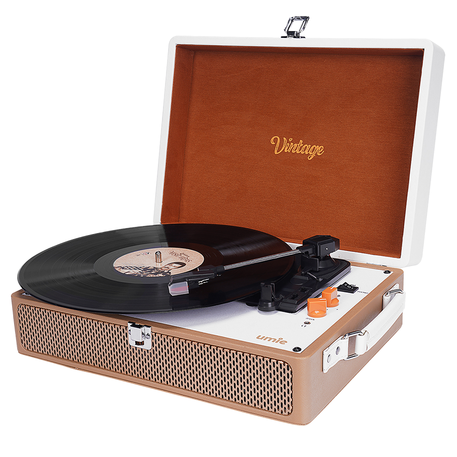Umie Gramofon Vintage UM-P353, Gramofon Sa Bluetooth-om, 3.5 mm Aux Ulaz i RCA Podrška, 37925 | Ananas