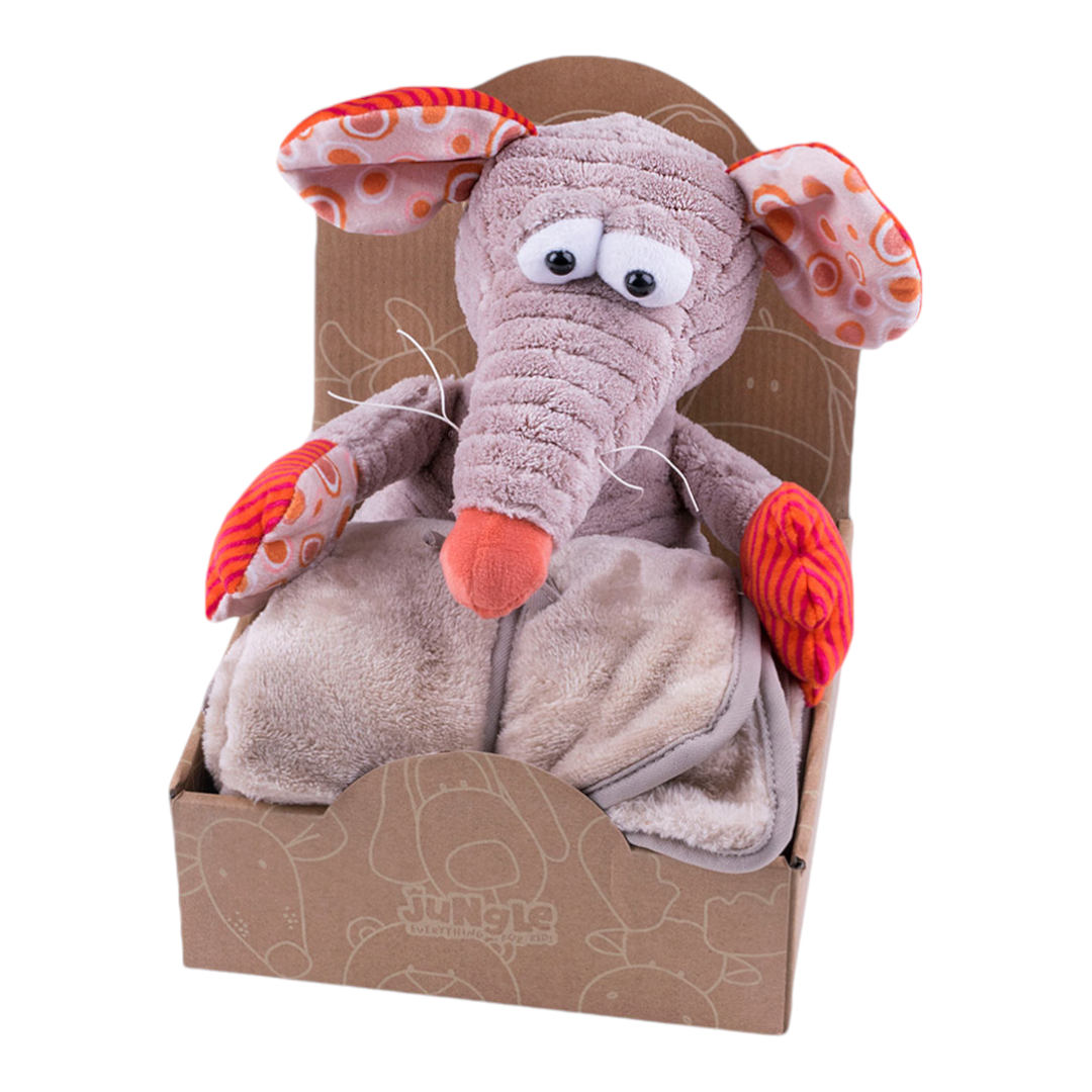 JUNGLE Set ćebe i igračka za bebe, Roze