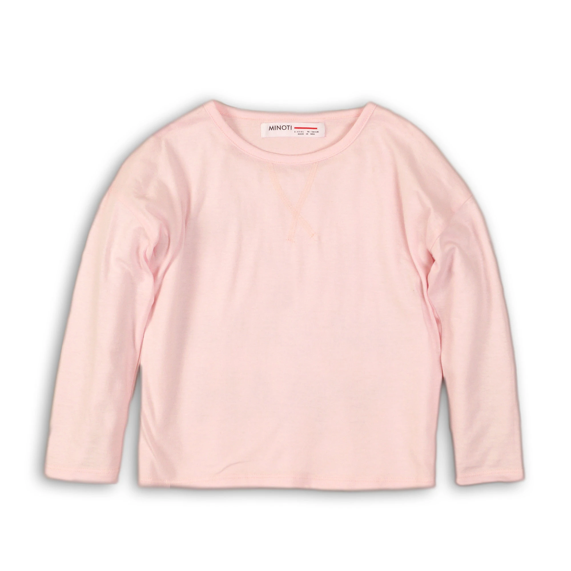 MINOTI Majica dugih rukava za bebe Gw jerseys, Roze