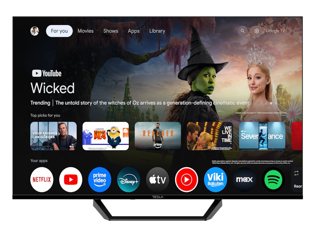Tesla Televizor 43E655BFS LED 43'' (109cm) FHD, Google TV + Gratis nosač