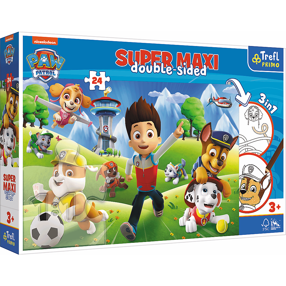 TREFL Puzzle 24 Super Maxi, Paw Patrol