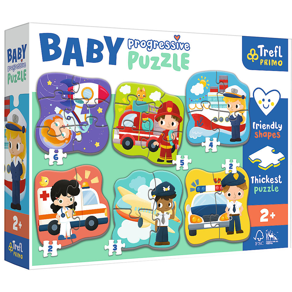 TREFL Puzzle Baby Napredne
