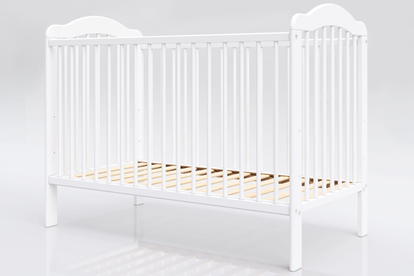 Lettino Krevetac za bebe Alek 120x60cm, Beli