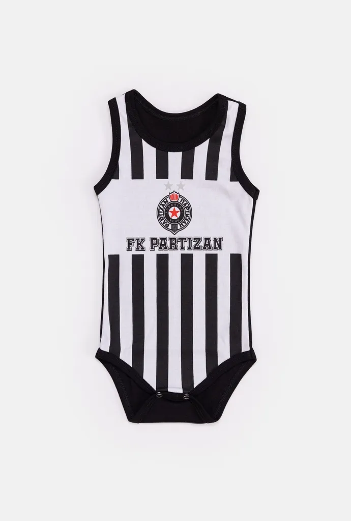 Partizan-Stefan Bodi atlet za bebe Partizan, Crno-beli