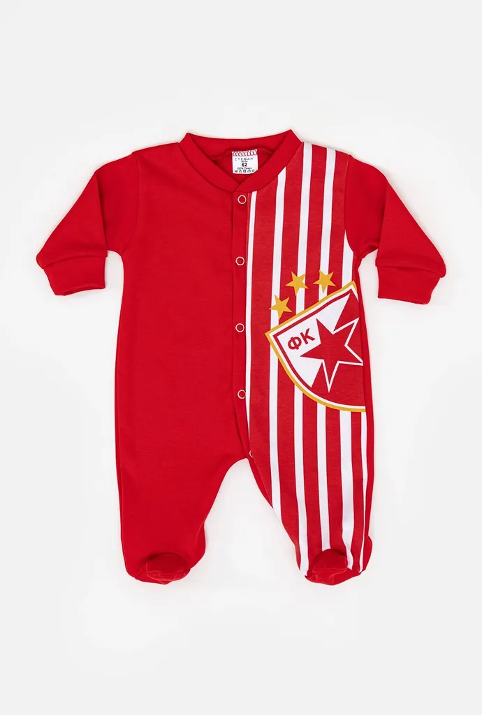 Crvena Zvezda-Stefan Bebi zeka dugih rukava za bebe Crvena Zvezda, Crveni