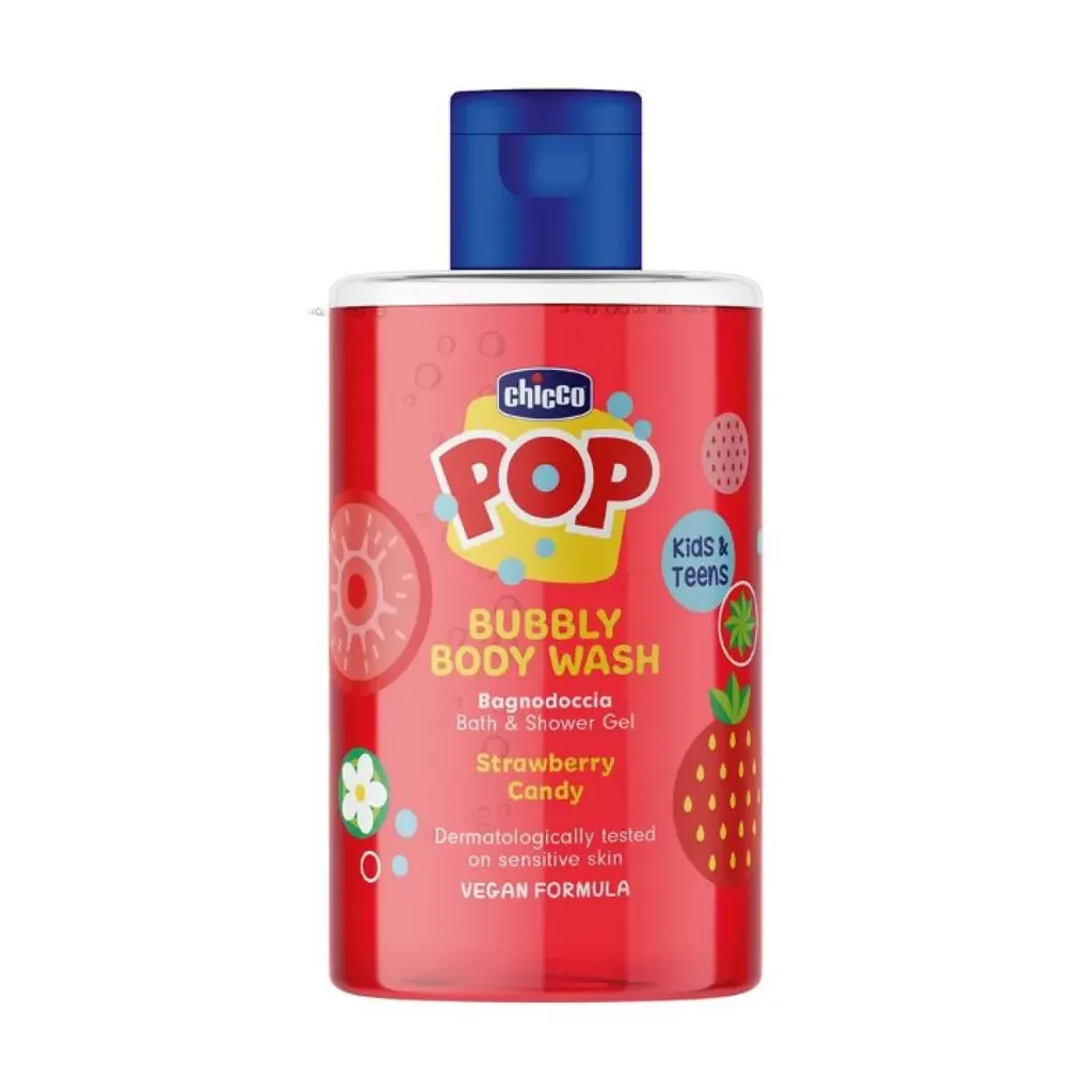 Chicco Kupka za telo za decu Pop, Jagoda, 300ml