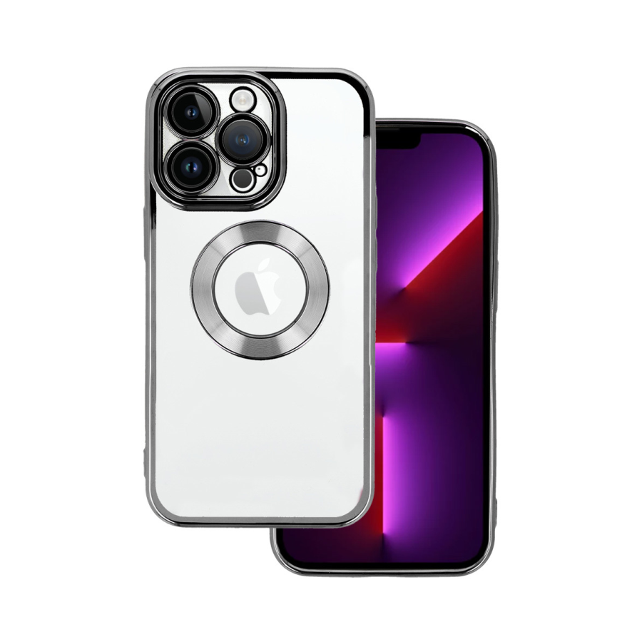 Maska Beauty Clear za iPhone 12, Crna