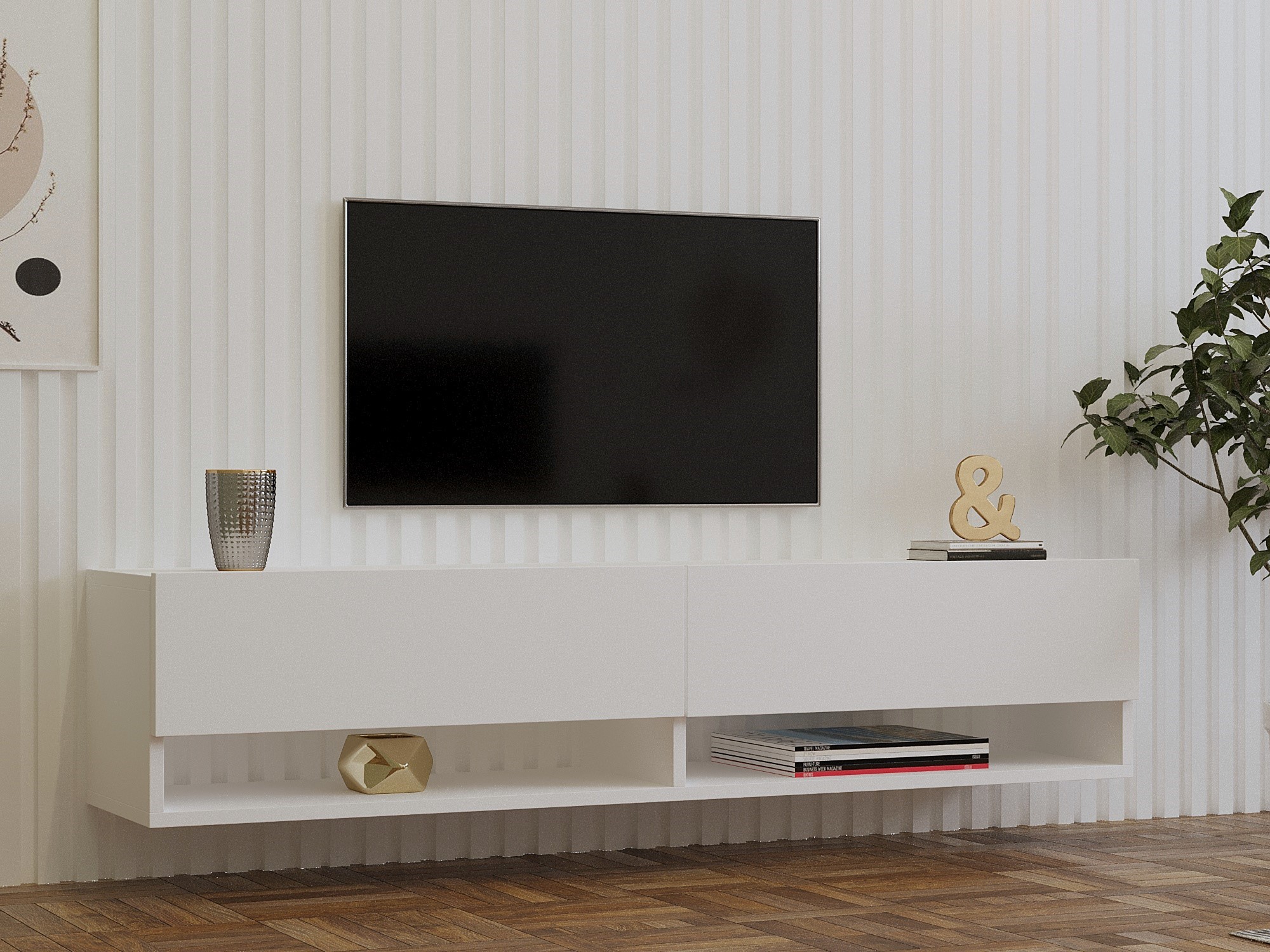 Hanah home TV komoda Arges Bijela