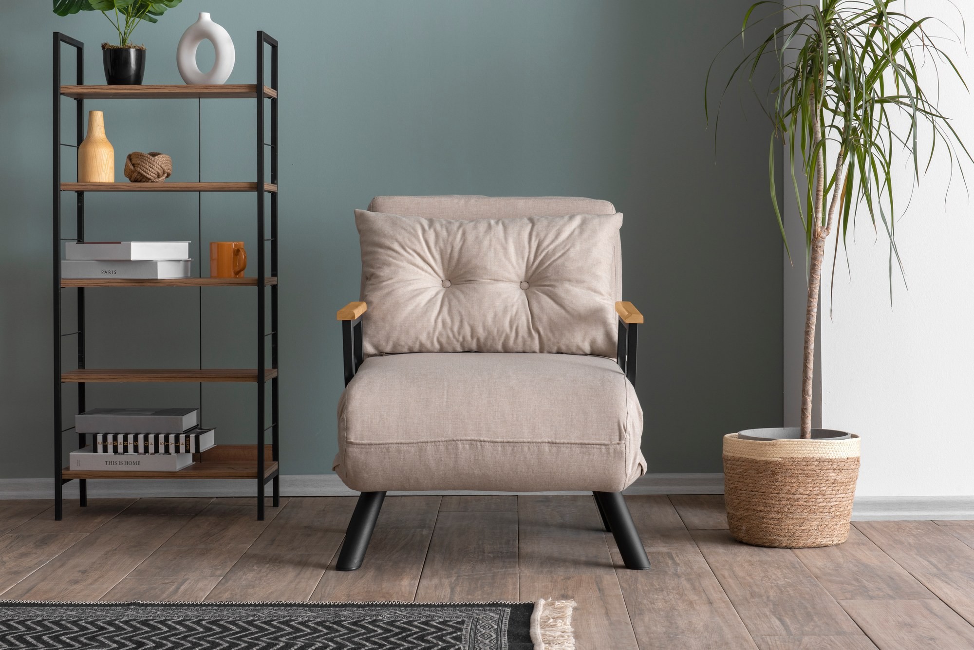 Atelier del Sofa Fotelja Sando v2 175x60cm Krem