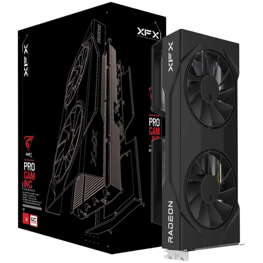XFX Grafička kartica Swift AMD Radeon RX 9060 XT OC 8GB GDDR6 128-bit HDMI 2x DP | Ananas