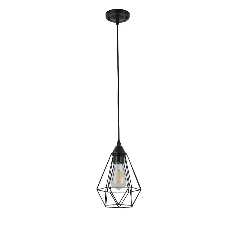 E-LIGHT Visilica Fedra EL-74550-1P, Crna
