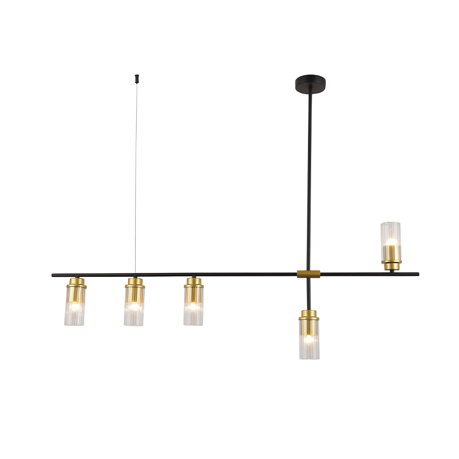 E-LIGHT Luster Storm EL-74553-5, Zlatne boje