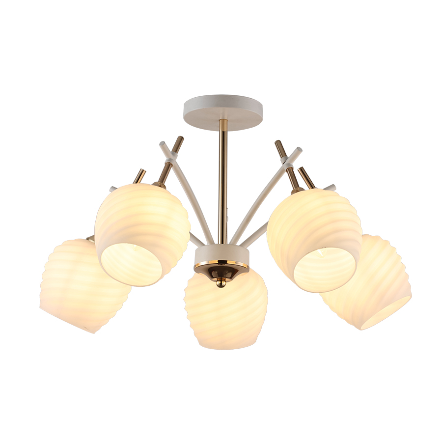 E-LIGHT Luster Franco EL-90021-5, Bijeli