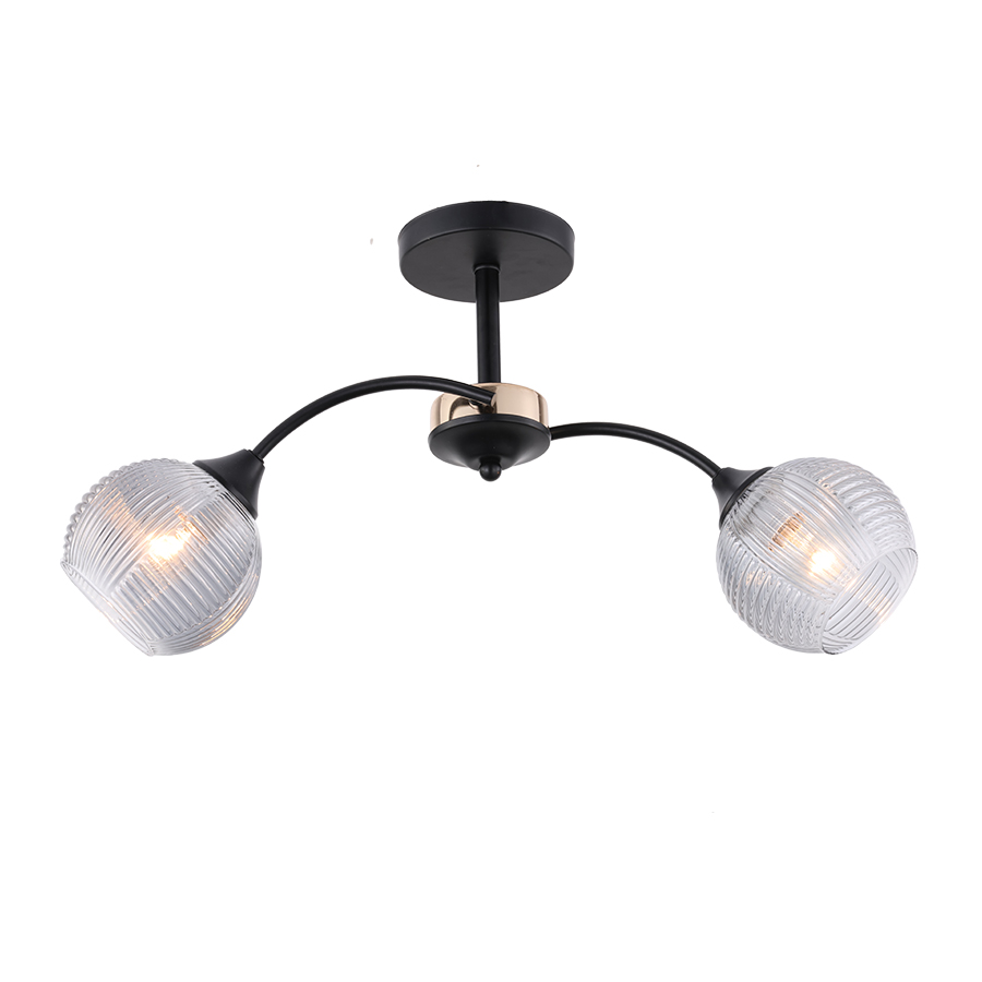 E-LIGHT Luster Reyes EL-90038-2, Crni